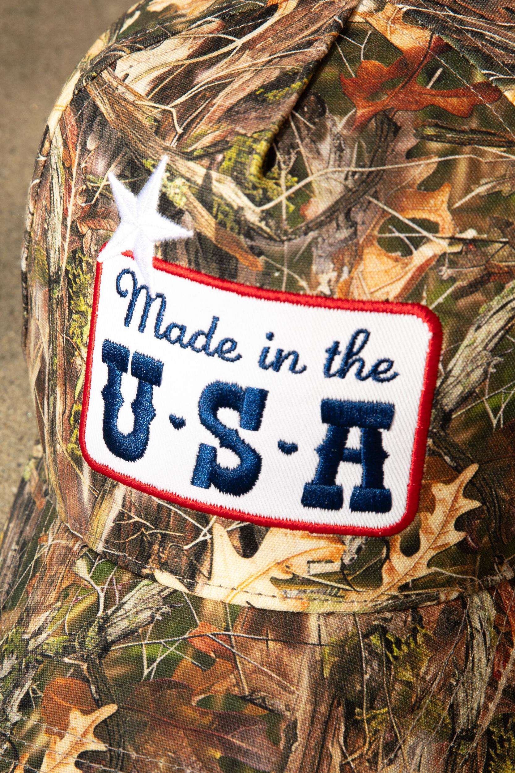 Made in USA Camo Trucker Hat Product Image
