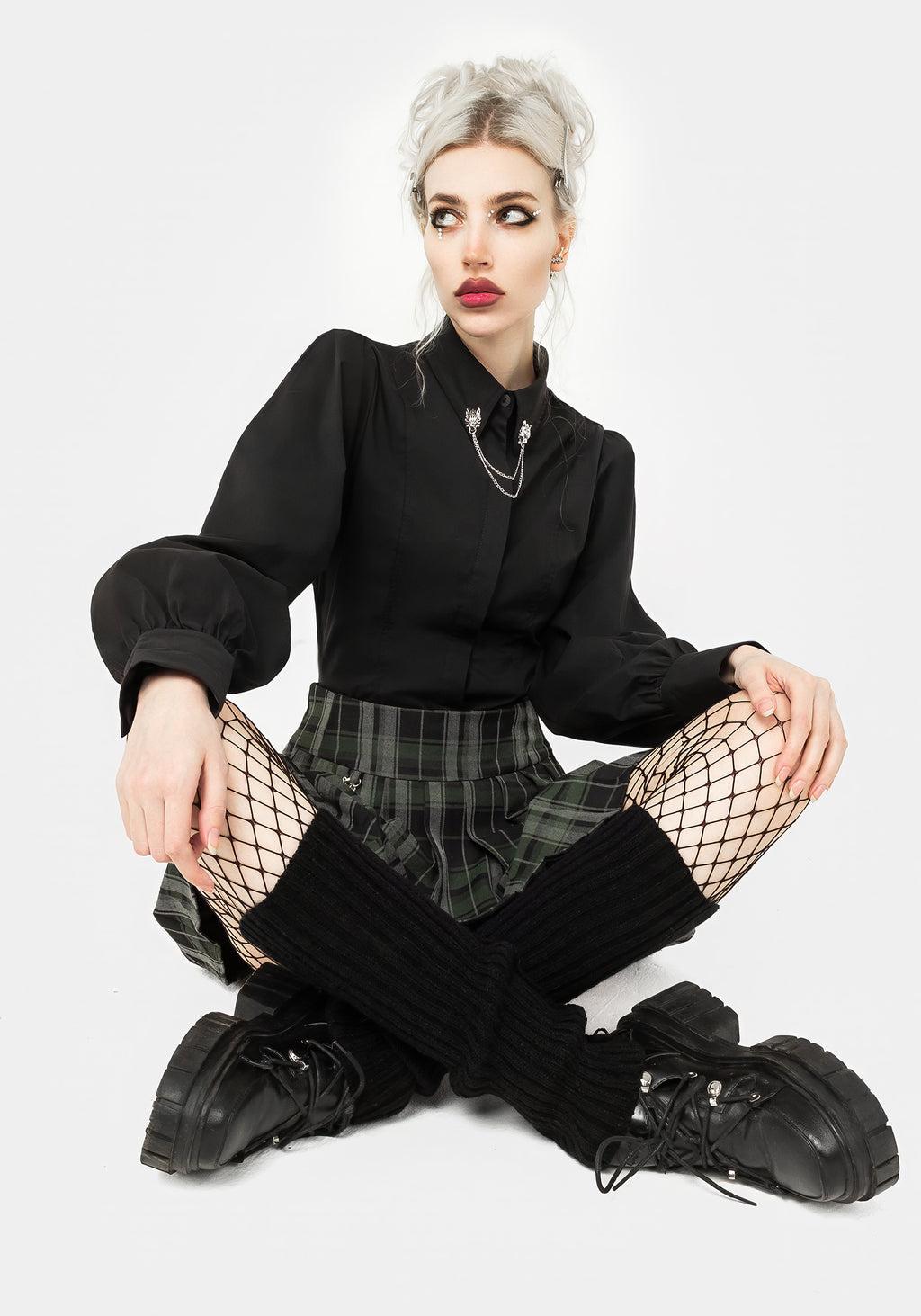 Fenrir Puff Sleeve Fitted Shirt Product Image