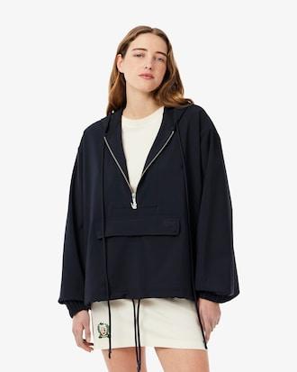 Oversized Wool Blend Popover Jacket Product Image