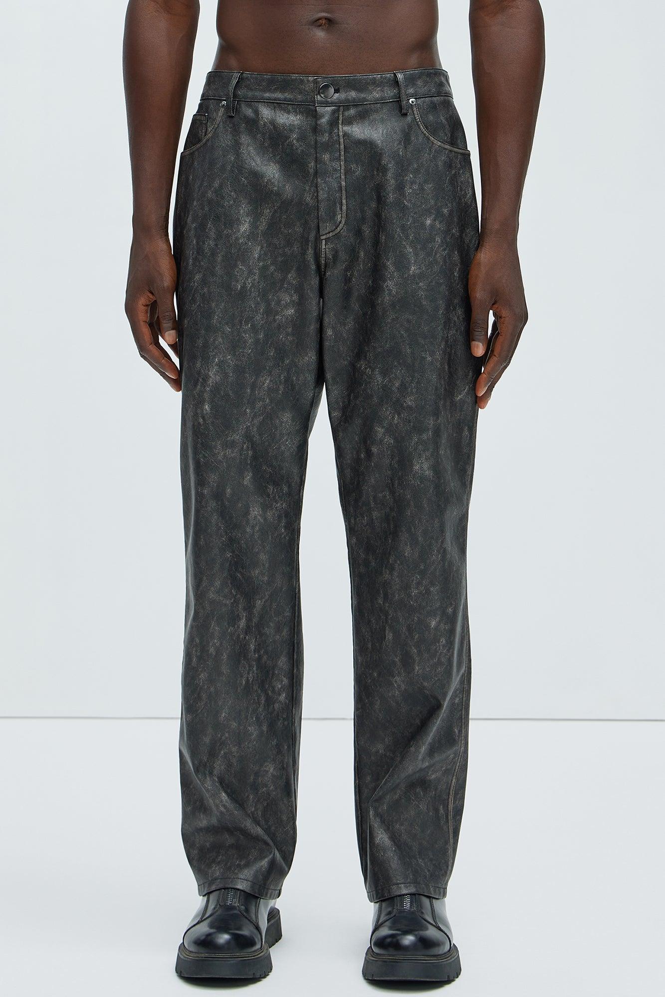 Marley Wash Straight Pants - Black/combo Product Image