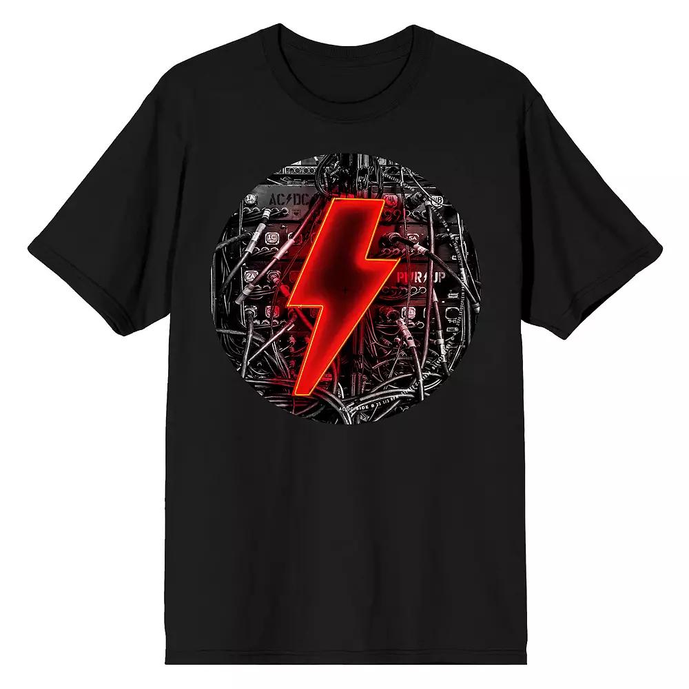 Men's AC/DC Red Power Logo Tee,  Product Image