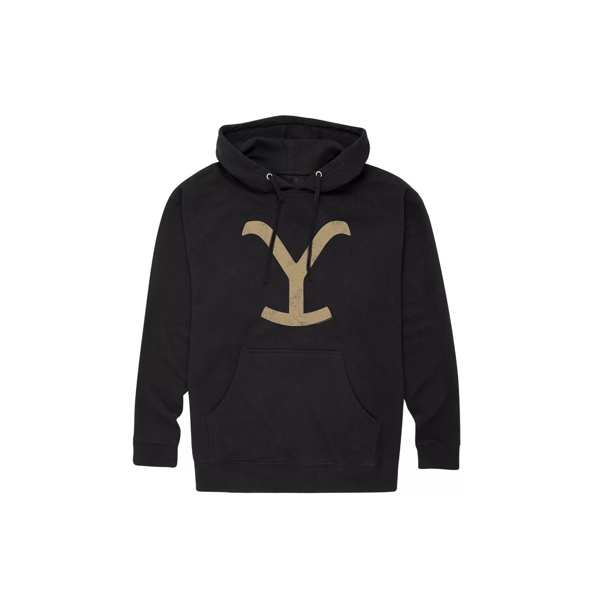 Men's Yellowstone Y Brand Hoodie, Size: Medium, Black Product Image