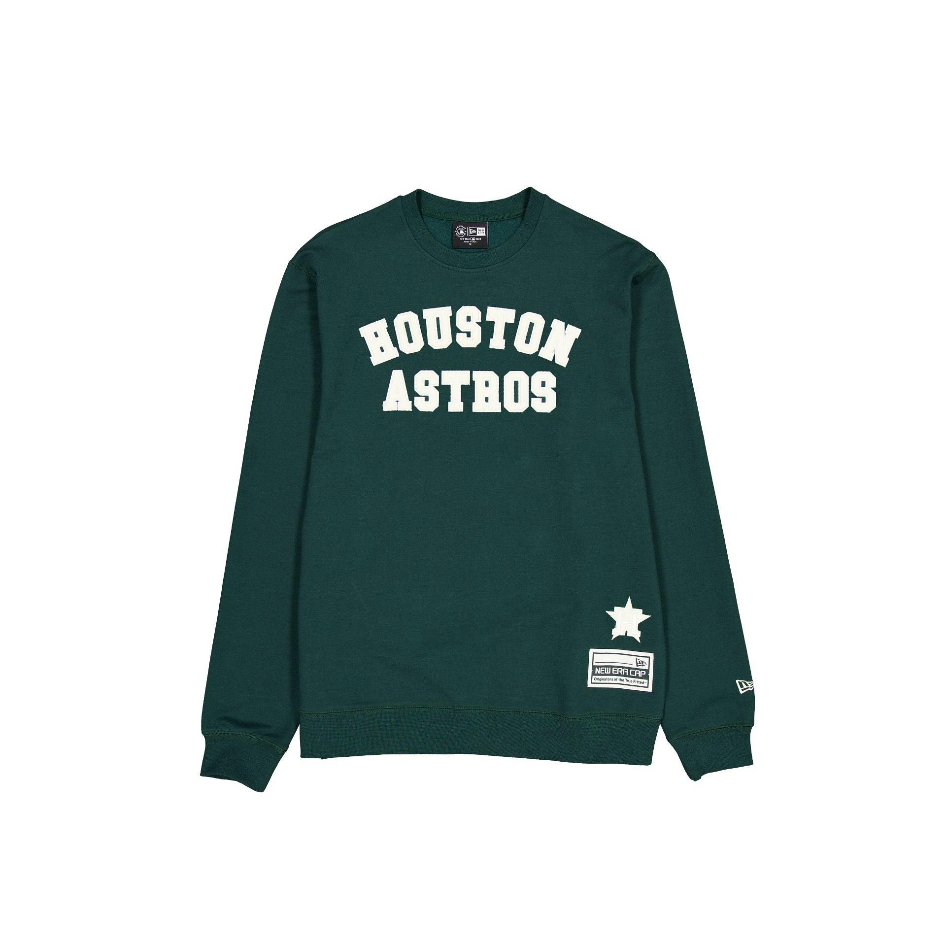 Houston Astros Dark Green Logo Select Crewneck Male Product Image