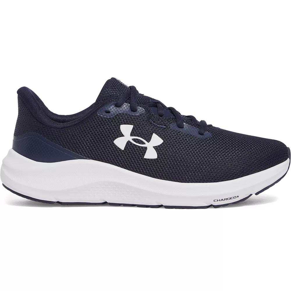 Under Armour Charged Pursuit 4 Mens Running Shoes Black Navy Product Image