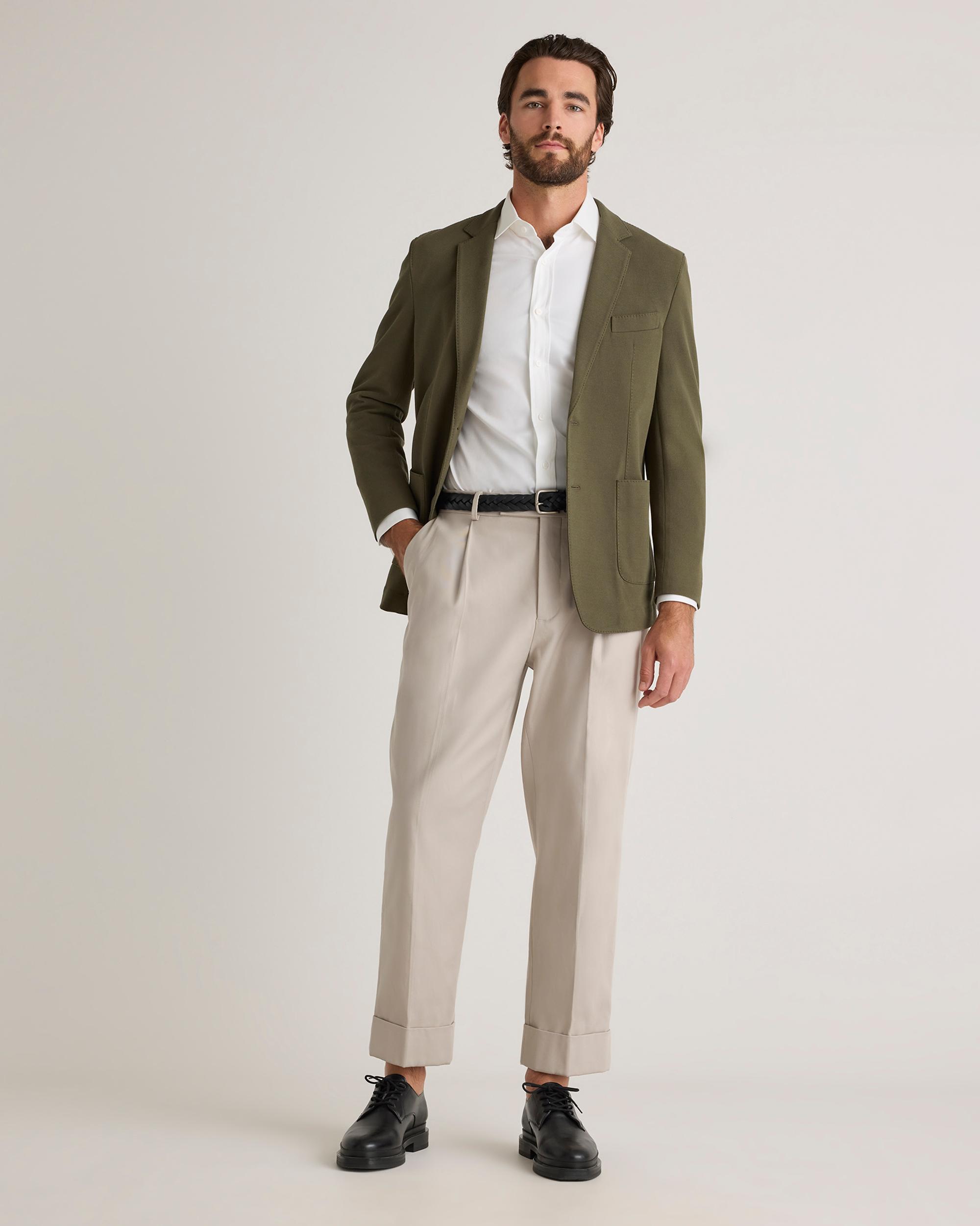 Quince | Men's Stretch Twill Dress Shirt Organic Cotton Product Image