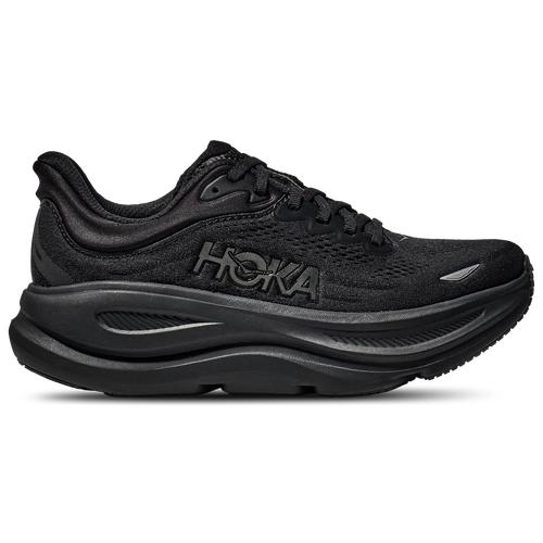 HOKA Womens HOKA Bondi 9 - Womens Shoes Black/Black Product Image