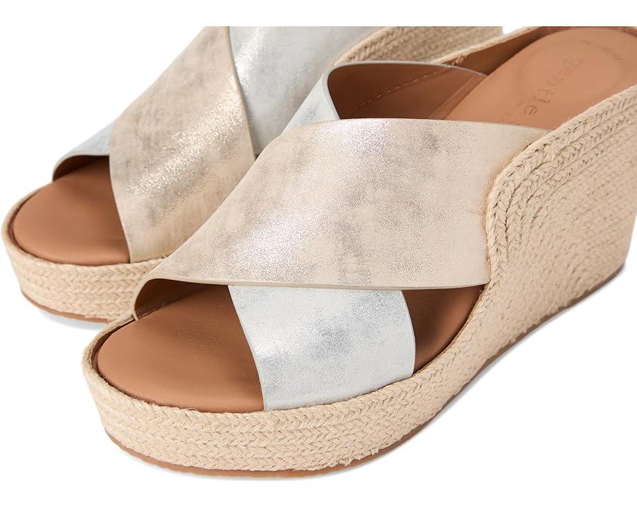 Vickta Woven Band Cork Wedge Sandals Product Image
