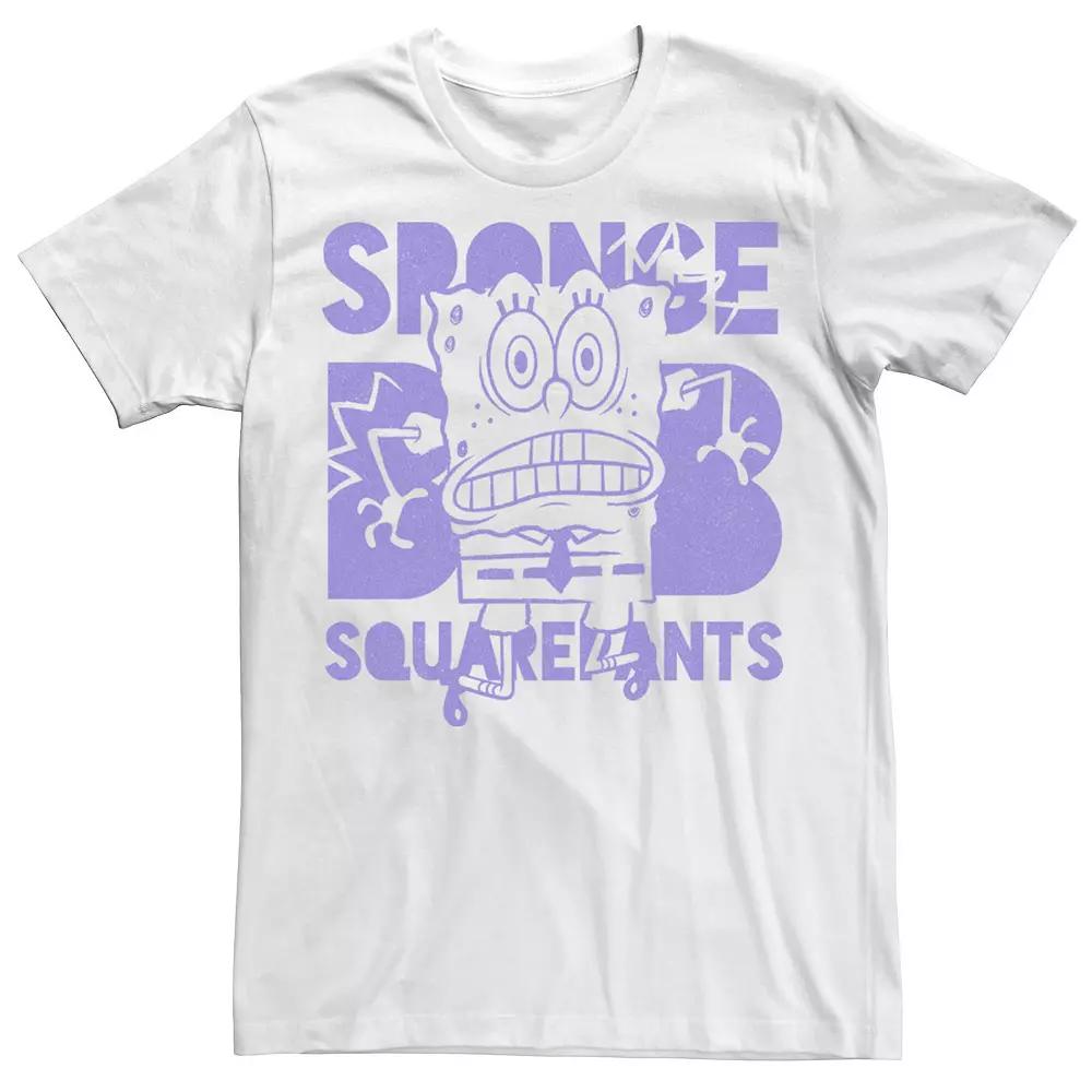 Men's SpongeBob SquarePants Scared Face Tee,  Product Image