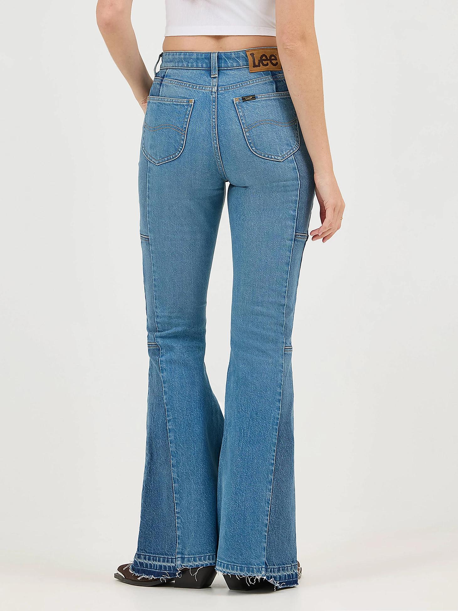 Women's High Rise Pieced Flare Jean | Women's Jeans | Lee® Product Image