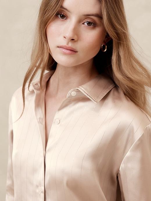 Classic Linen-Blend Shirt Product Image