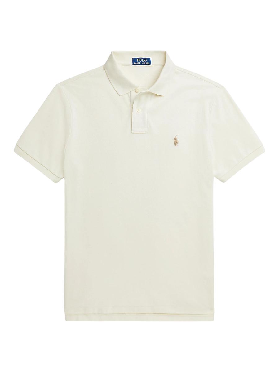 Mens Slim-Fit Mesh Polo Shirt Product Image