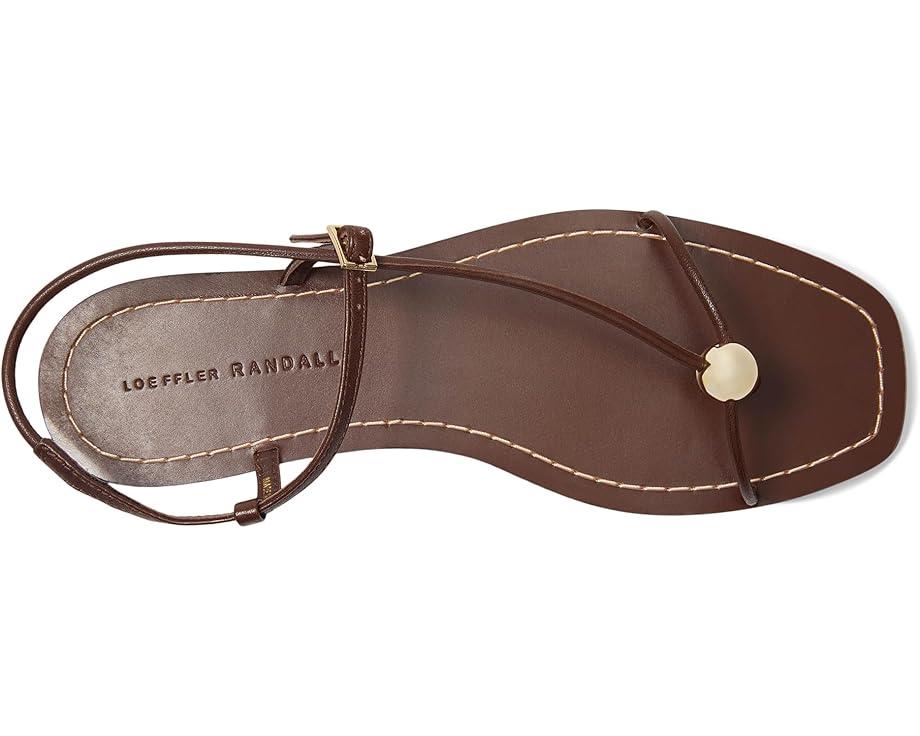 Hadley Leather Bow Flat Sandal Product Image