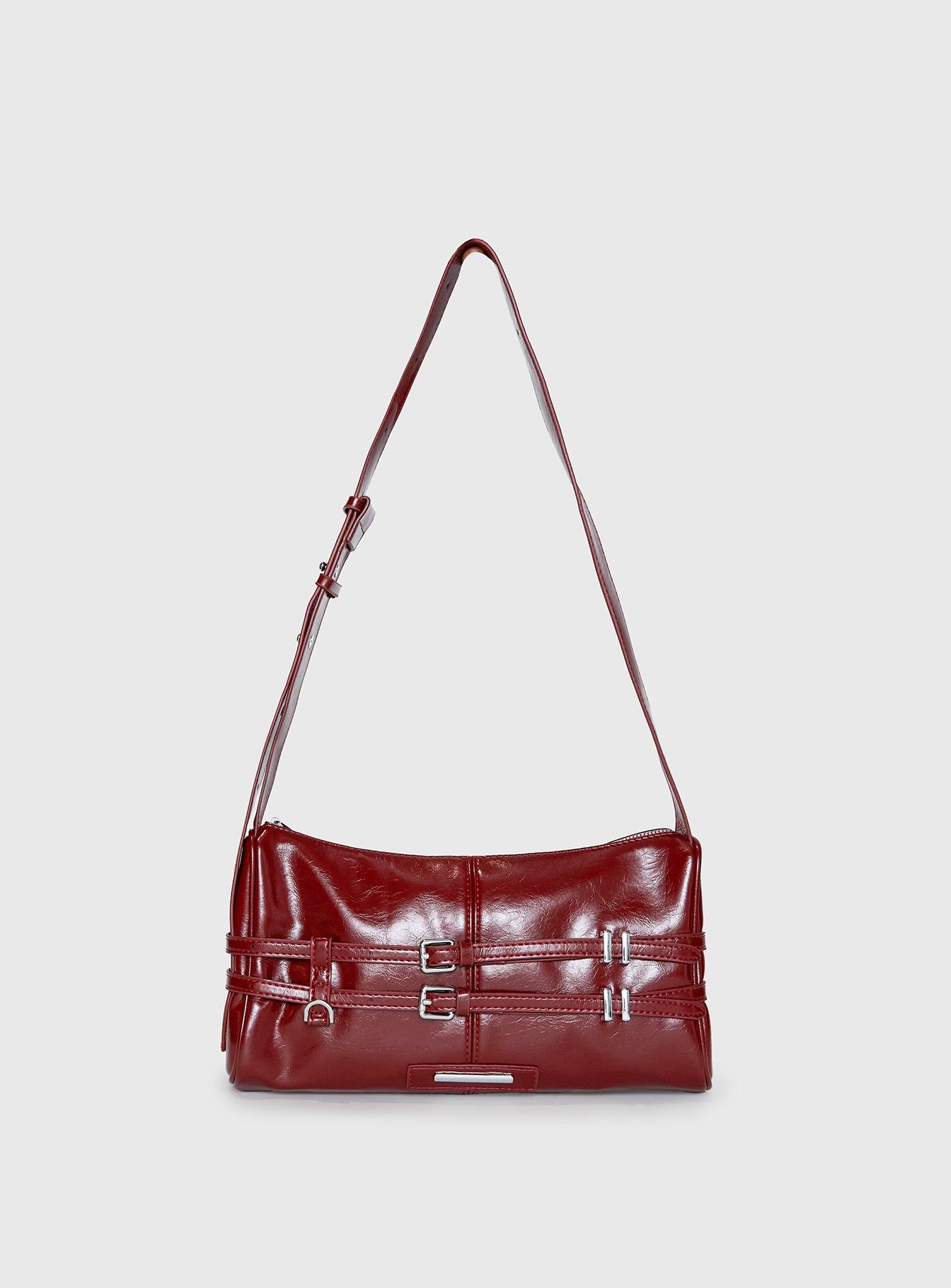 Recognize Buckle Detail Bag Red Product Image