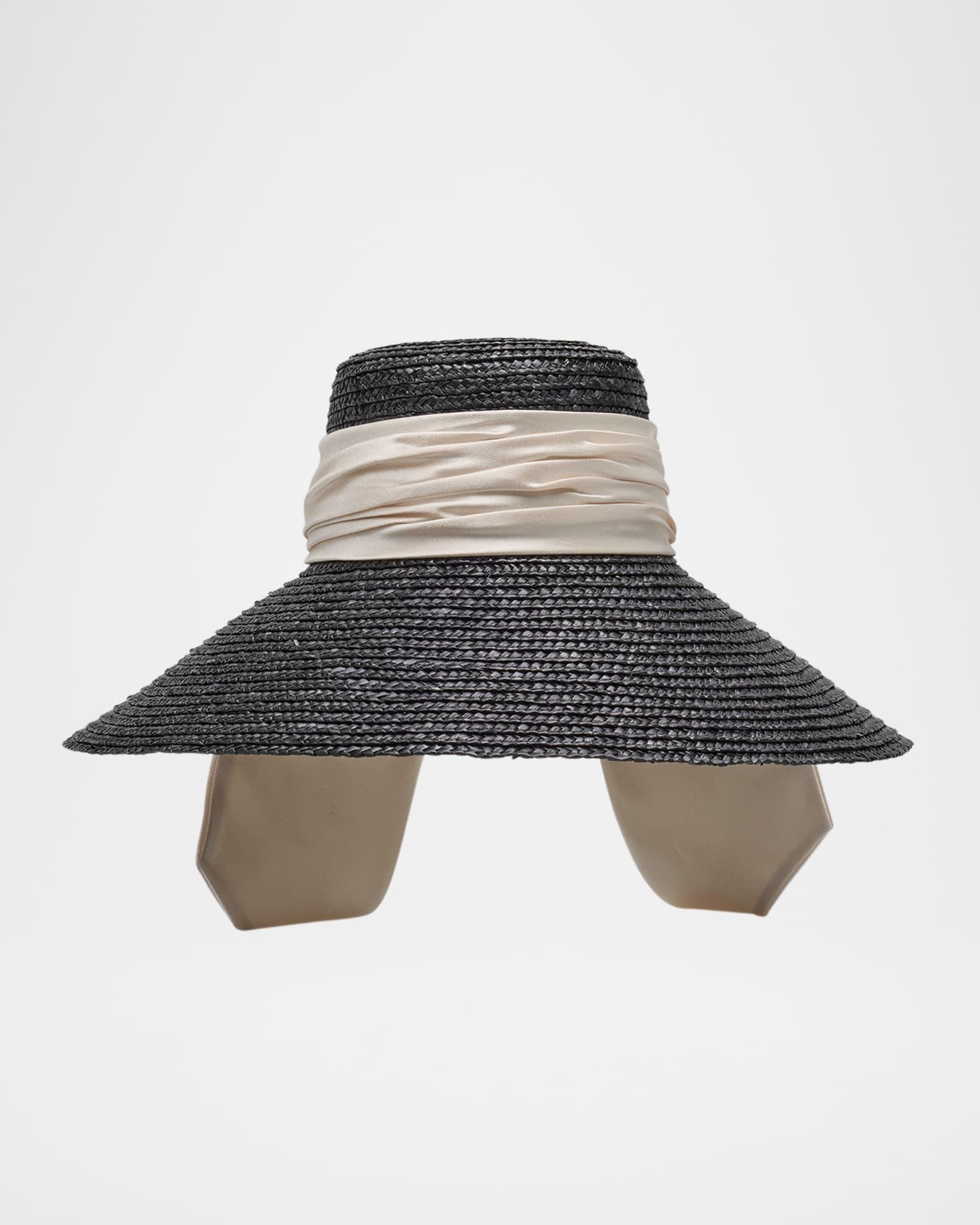 Mirabel Bow Straw Beach Hat Product Image