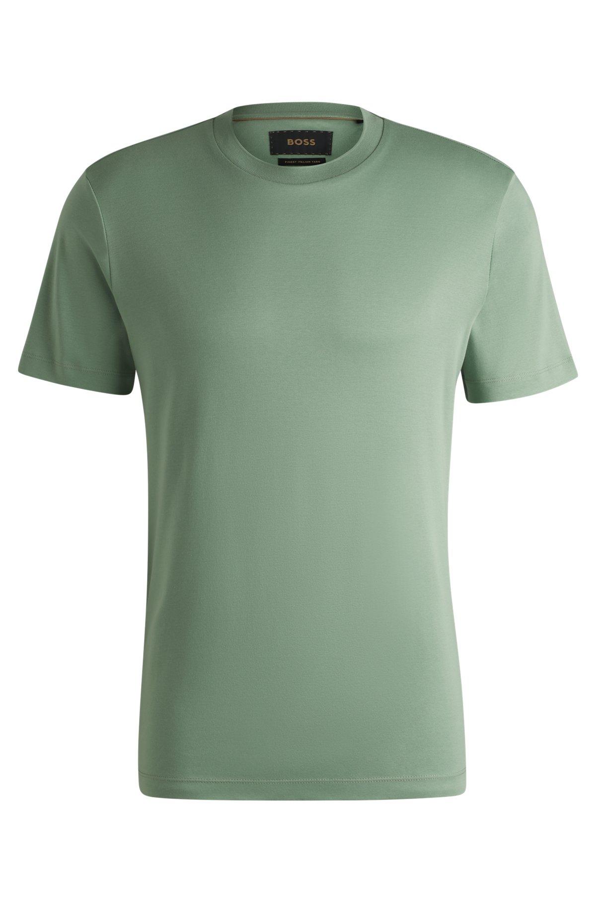 Regular-fit T-shirt in mercerized cotton Product Image