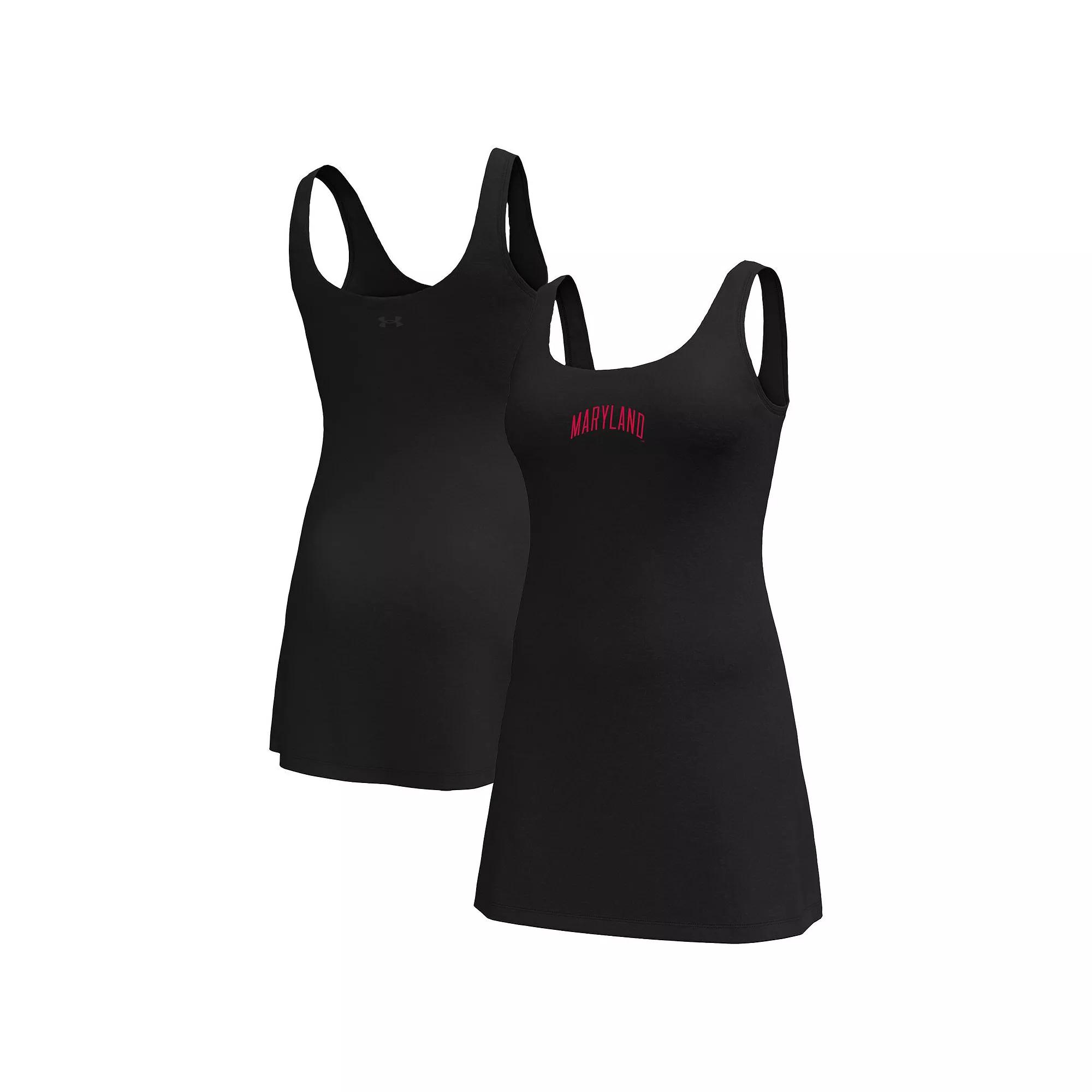 Women's Under Armour  Black Wisconsin Badgers Gameday Motion Active Dress, Size: Medium Product Image