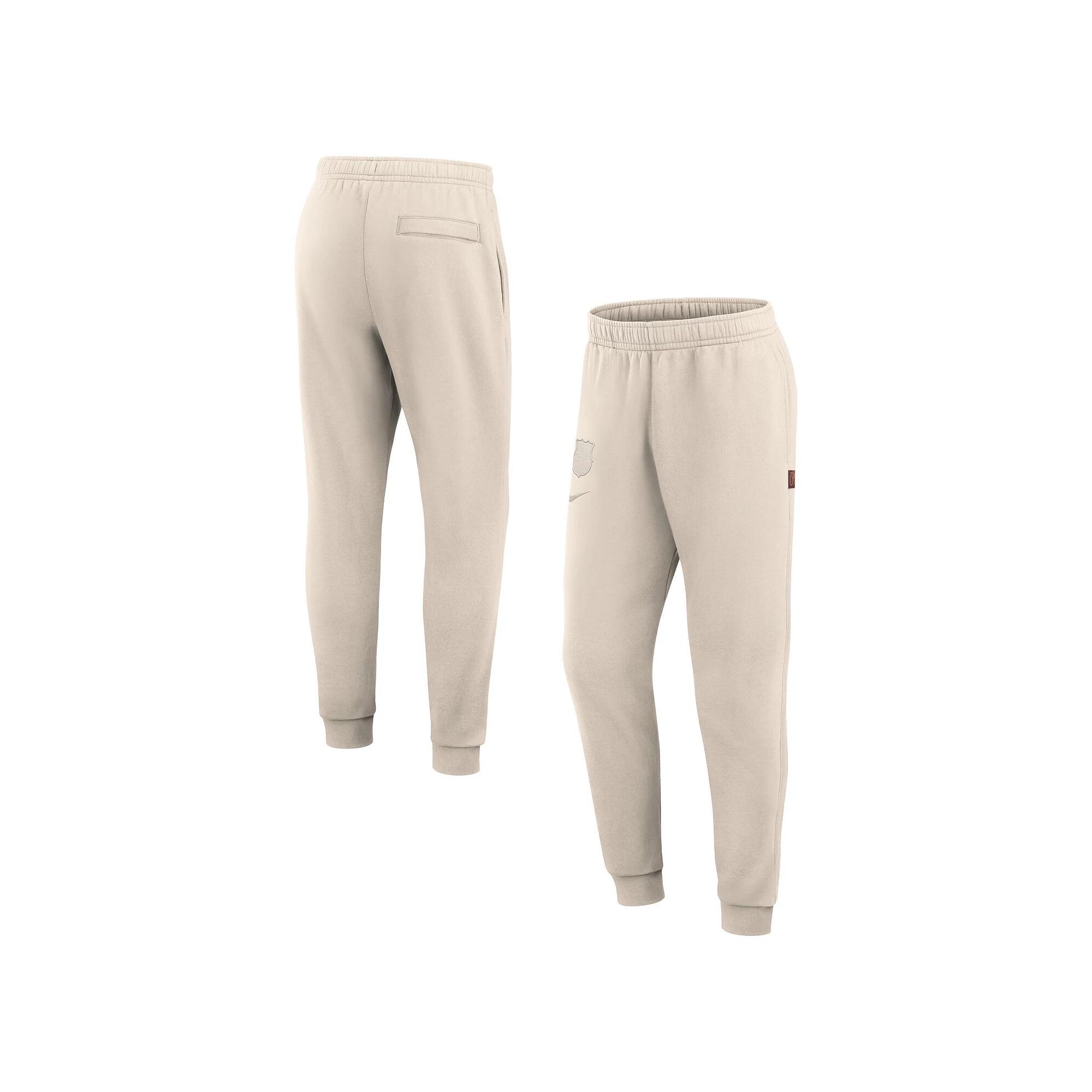 FC Barcelona Club Home Nike Mens Soccer French Terry Jogger Pantsin | FQ3031-104 Product Image