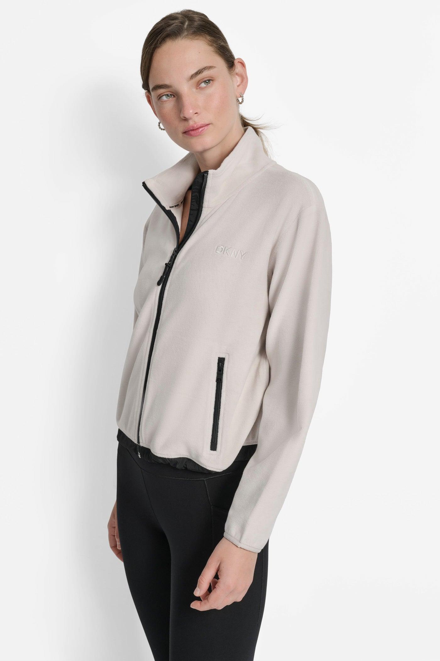 LOGO EMBROIDERED FLEECE JACKET Product Image