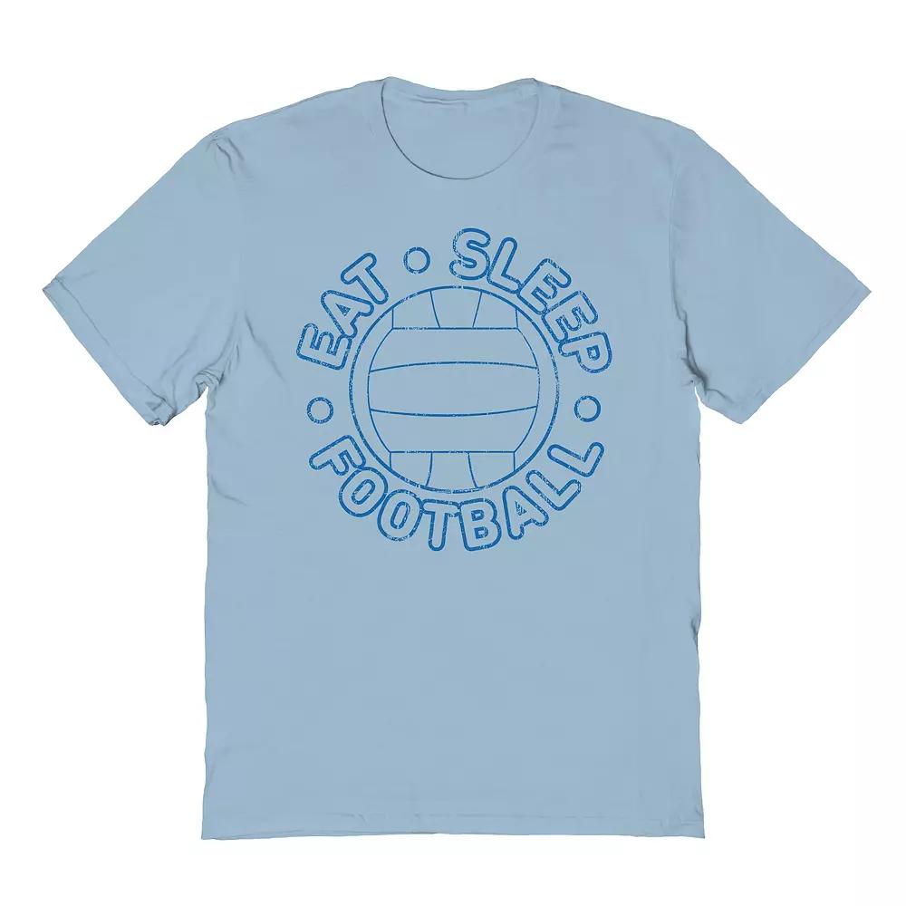 Men's Duke & Sons Eat Sleep Football Graphic Tee, Adult Unisex,  Product Image