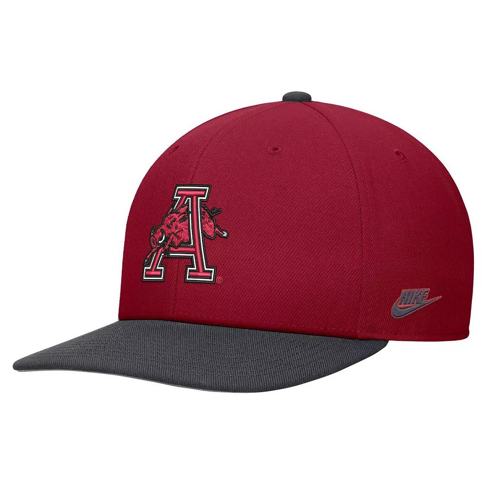 Men's Nike Cardinal Arkansas Razorbacks Vintage Snapback Hat, Size: Medium/Large, Red Product Image