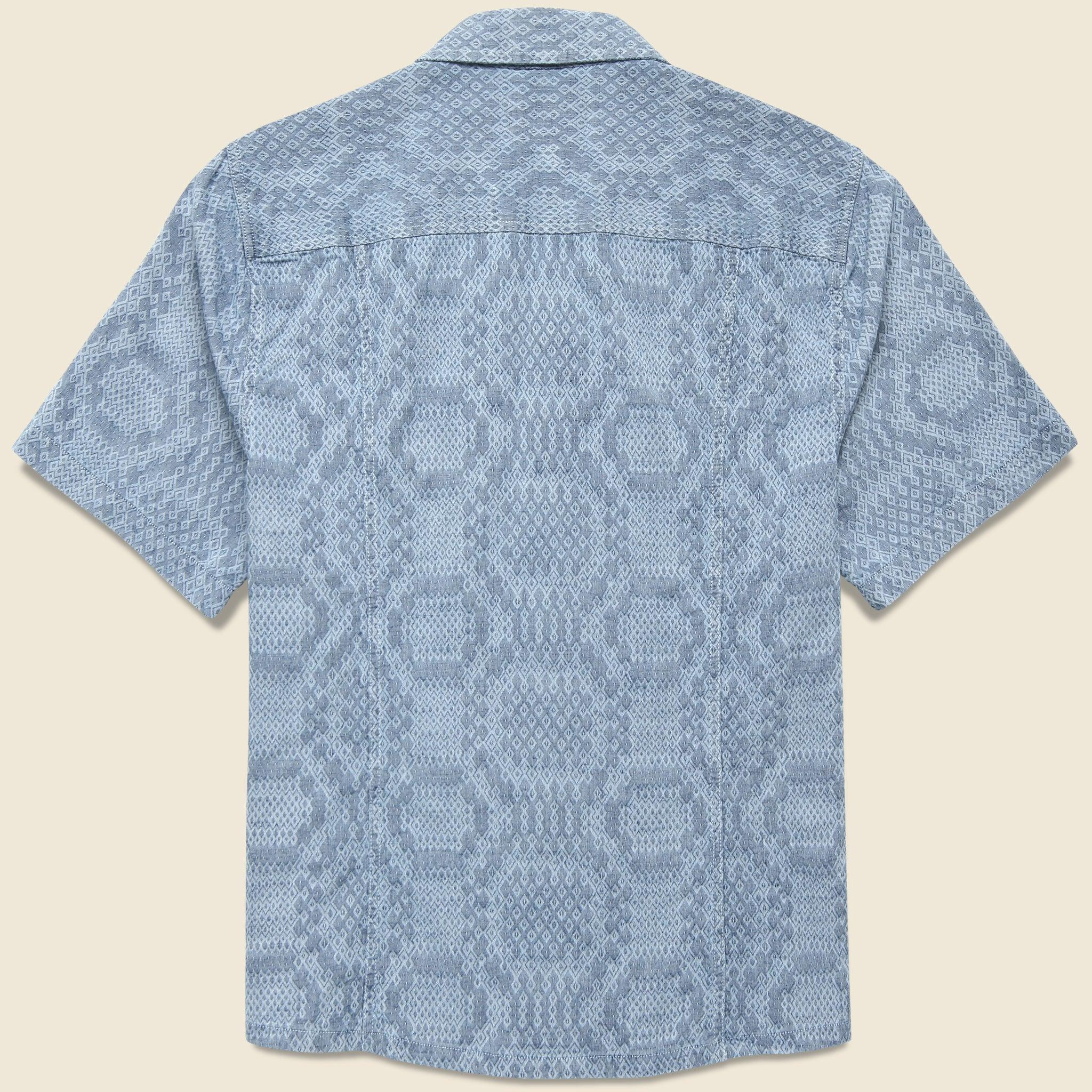 Diamond Jacquard Camp Shirt - Multi Product Image