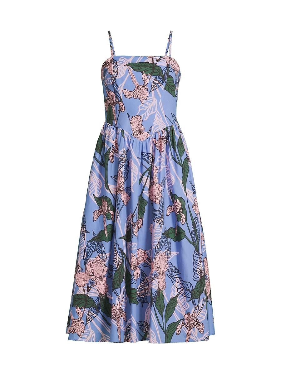 Womens Eddi Drop-Waist Midi-Dress Product Image