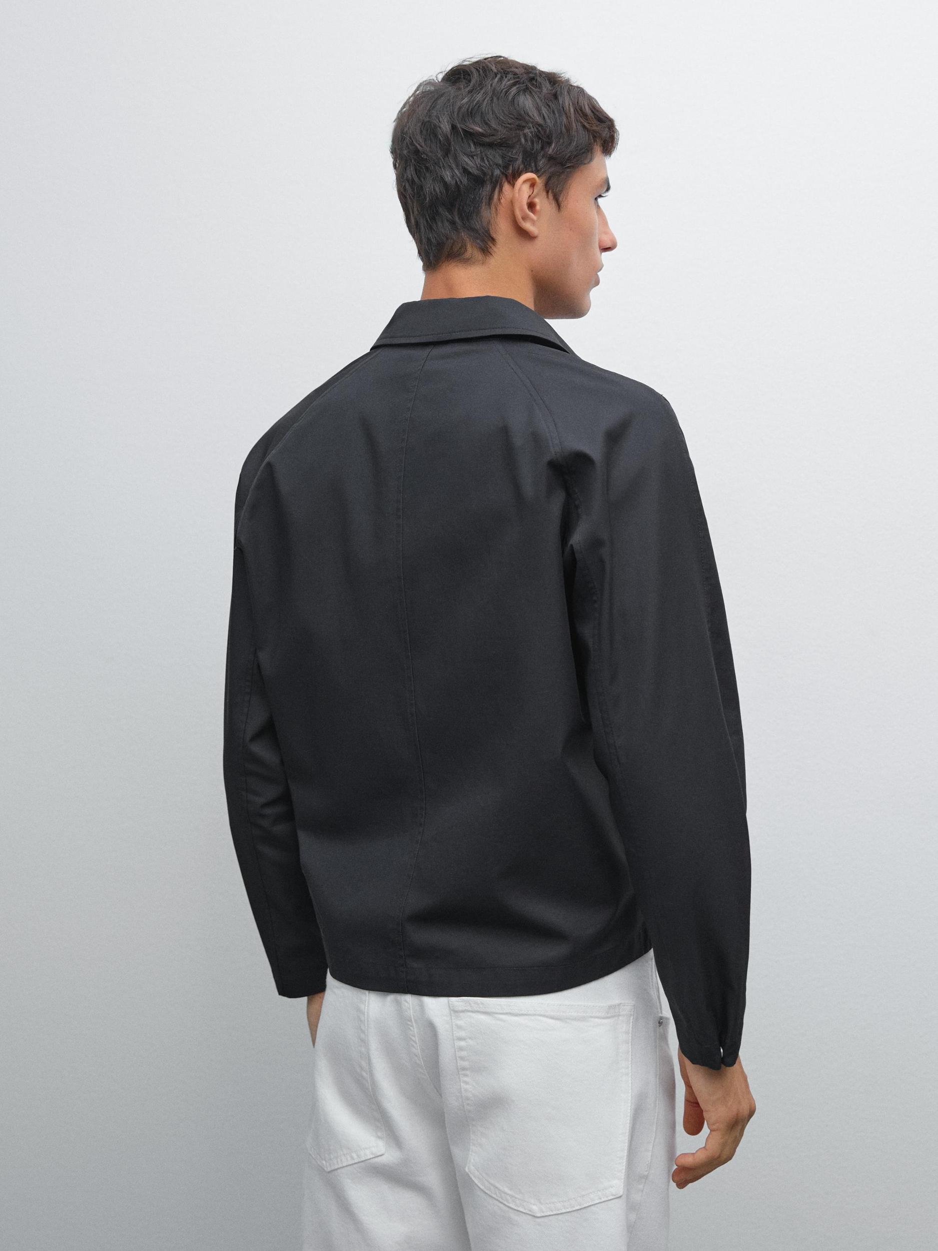 Water-repellent 100% cotton jacket Product Image