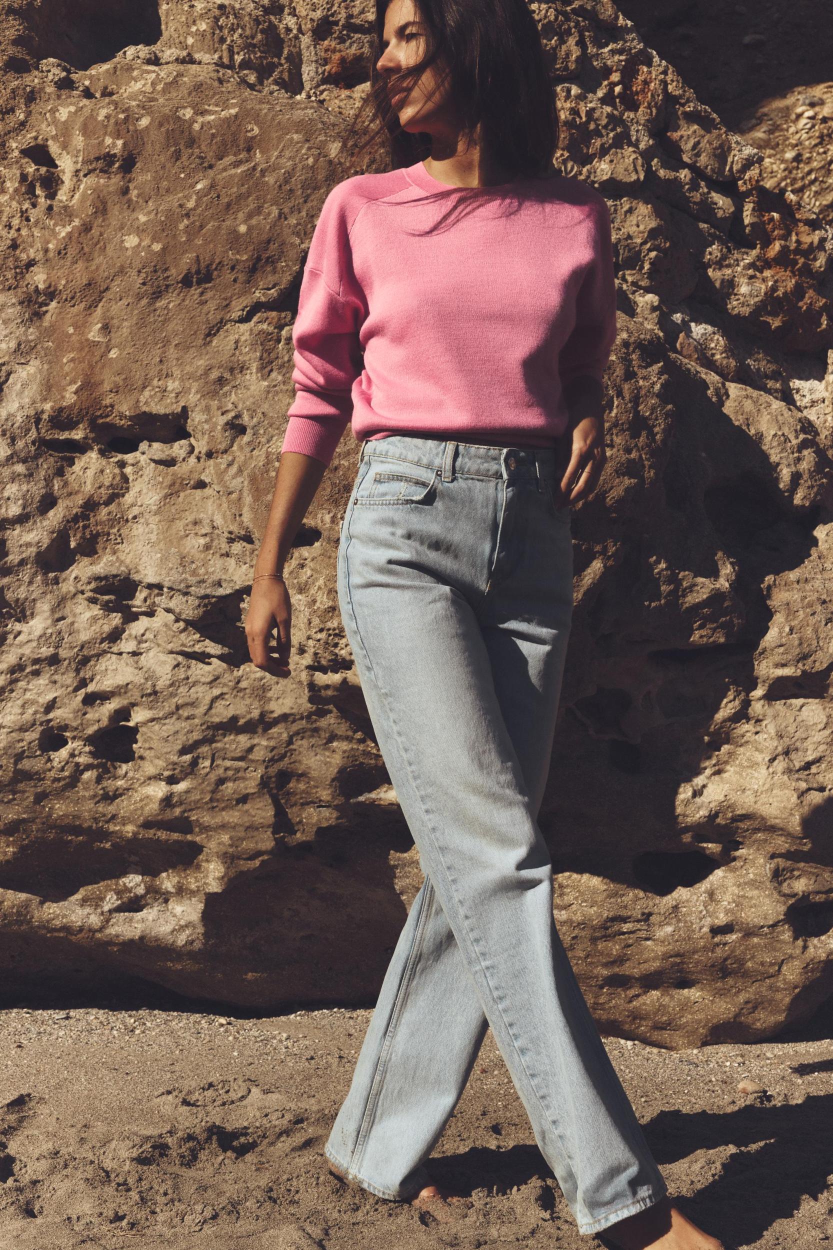 STRAIGHT LEG LONG LENGTH Z1975 JEANS WITH A HIGH WAIST Product Image