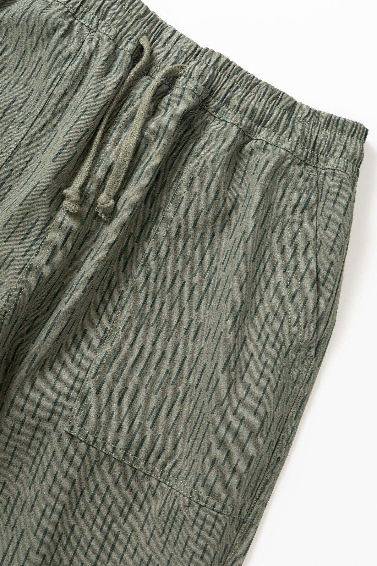 Service Works - Patterned Chef Pants - Raindrop Green Product Image