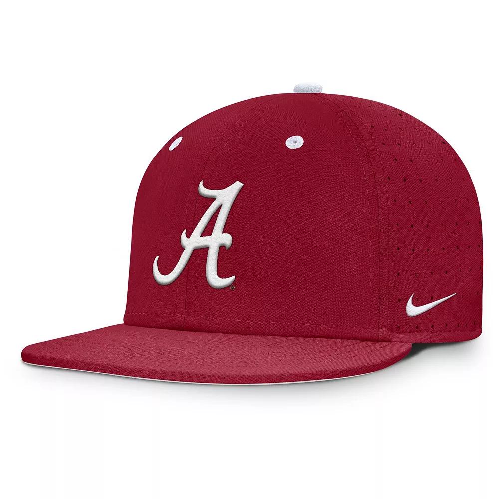 Men's Nike Crimson Alabama Crimson Tide On-Field Dugout True Performance Fitted Hat, Size: 8, Red Product Image
