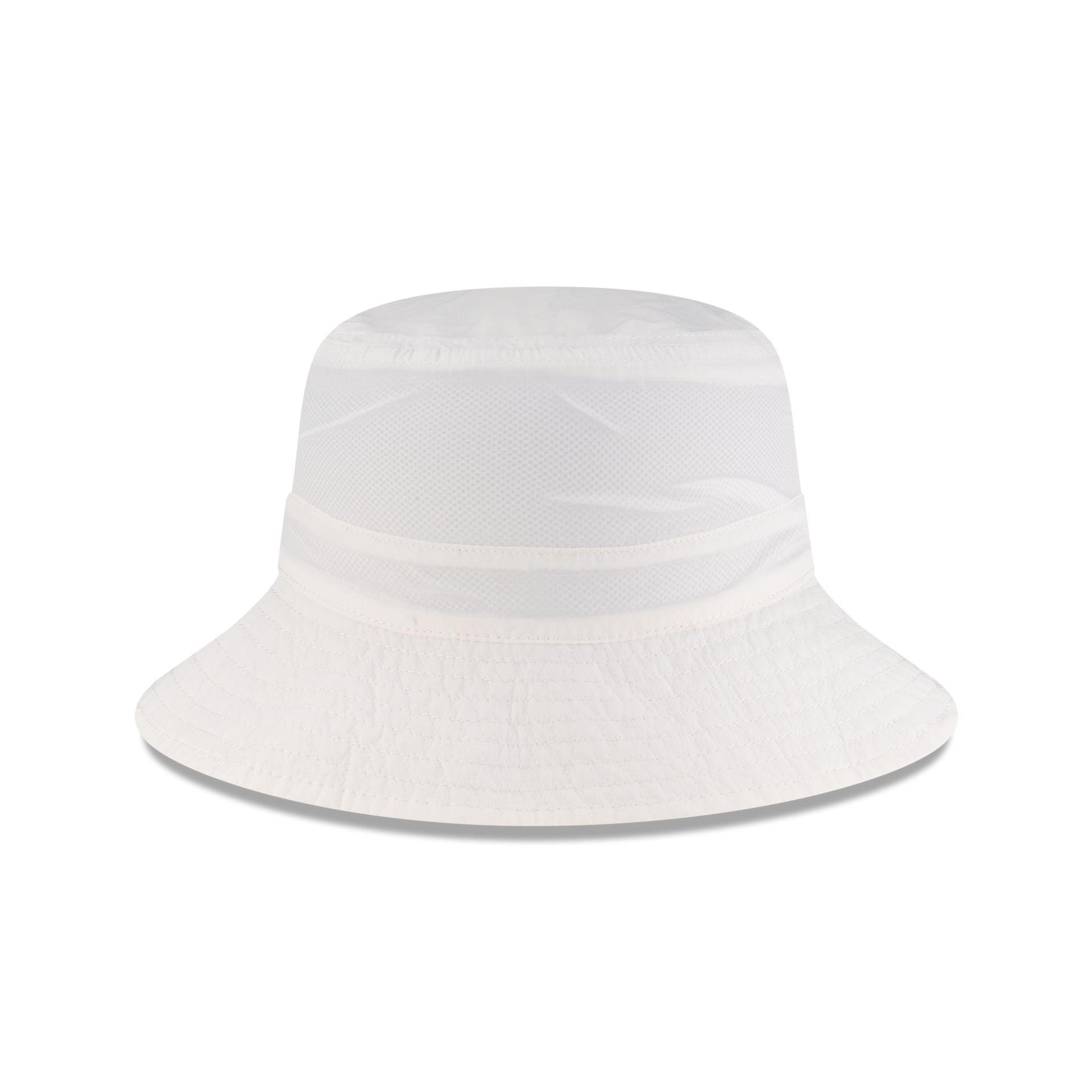 New Era Cap Packable Ripstop White Bucket Hat Male Product Image