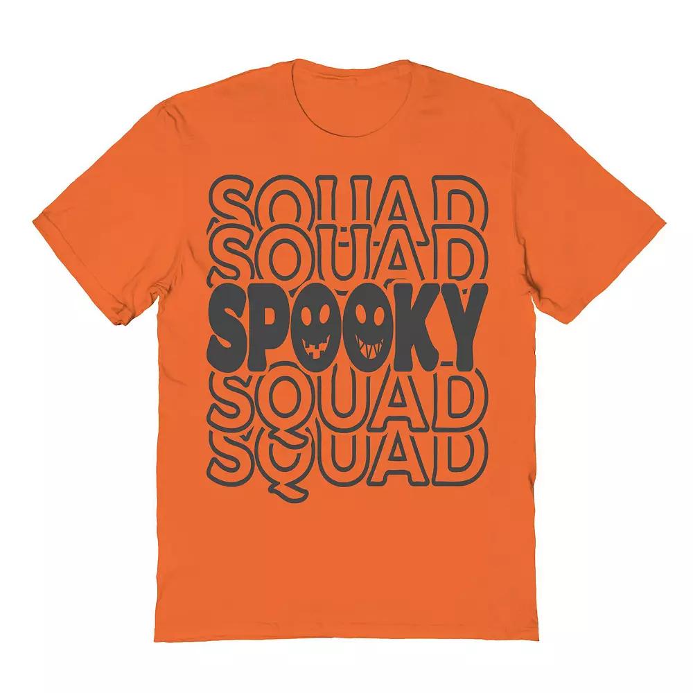 Men's Halloween Family Spooky Halloween Graphic Tee, Size: Large, Orange Product Image
