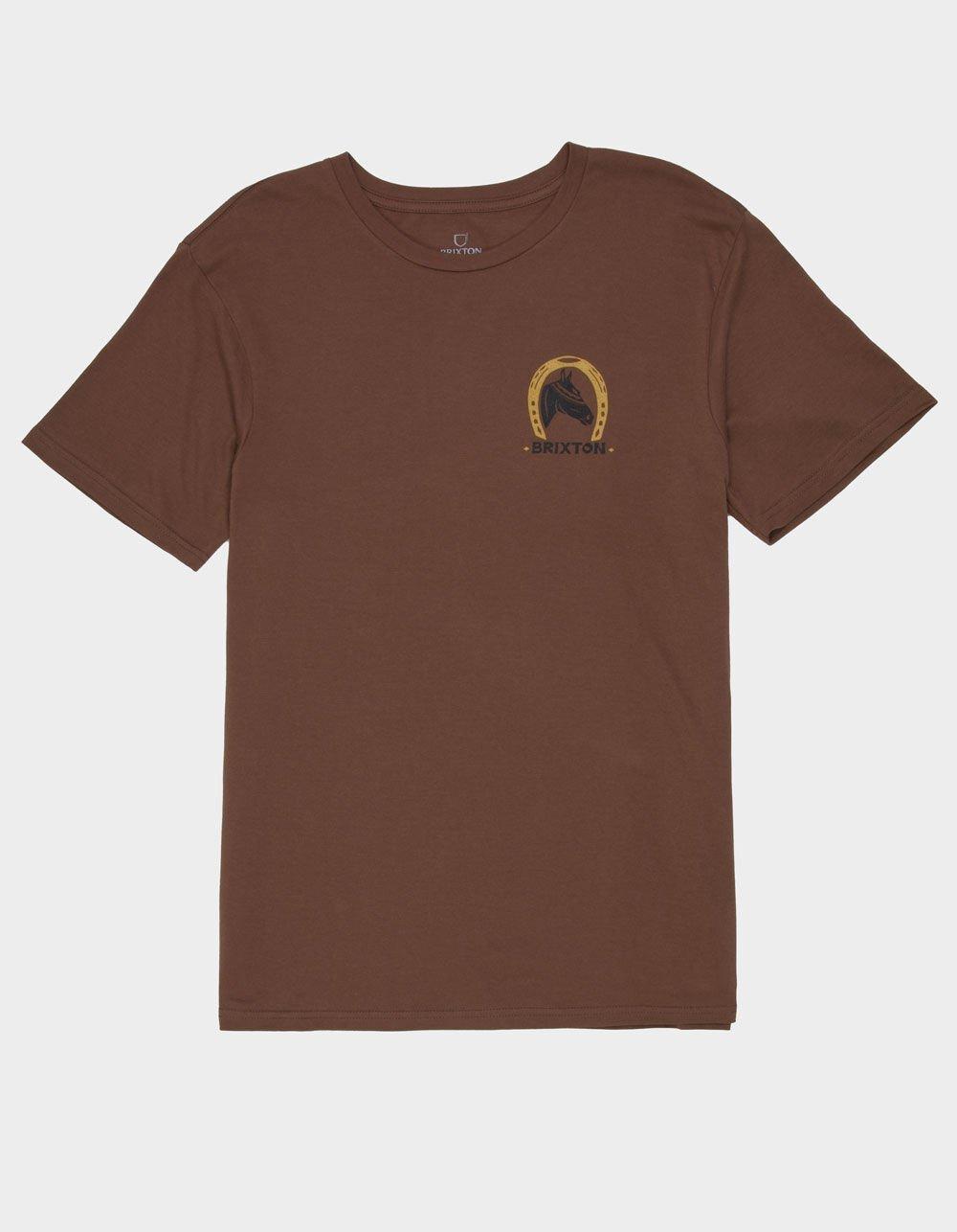 BRIXTON Blind Mens Tee - BROWN Product Image
