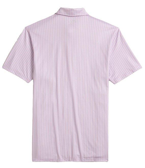 Southern Tide Driver Knot Too Bad Printed Short Sleeve Performance Polo Shirt Product Image