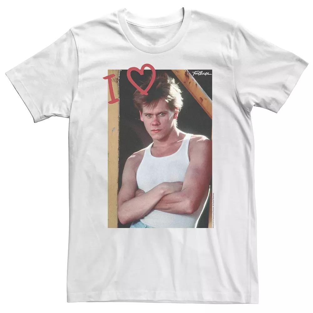 Big & Tall Footloose I Heart Bacon Vintage Graphic Tee, Men's,  Product Image