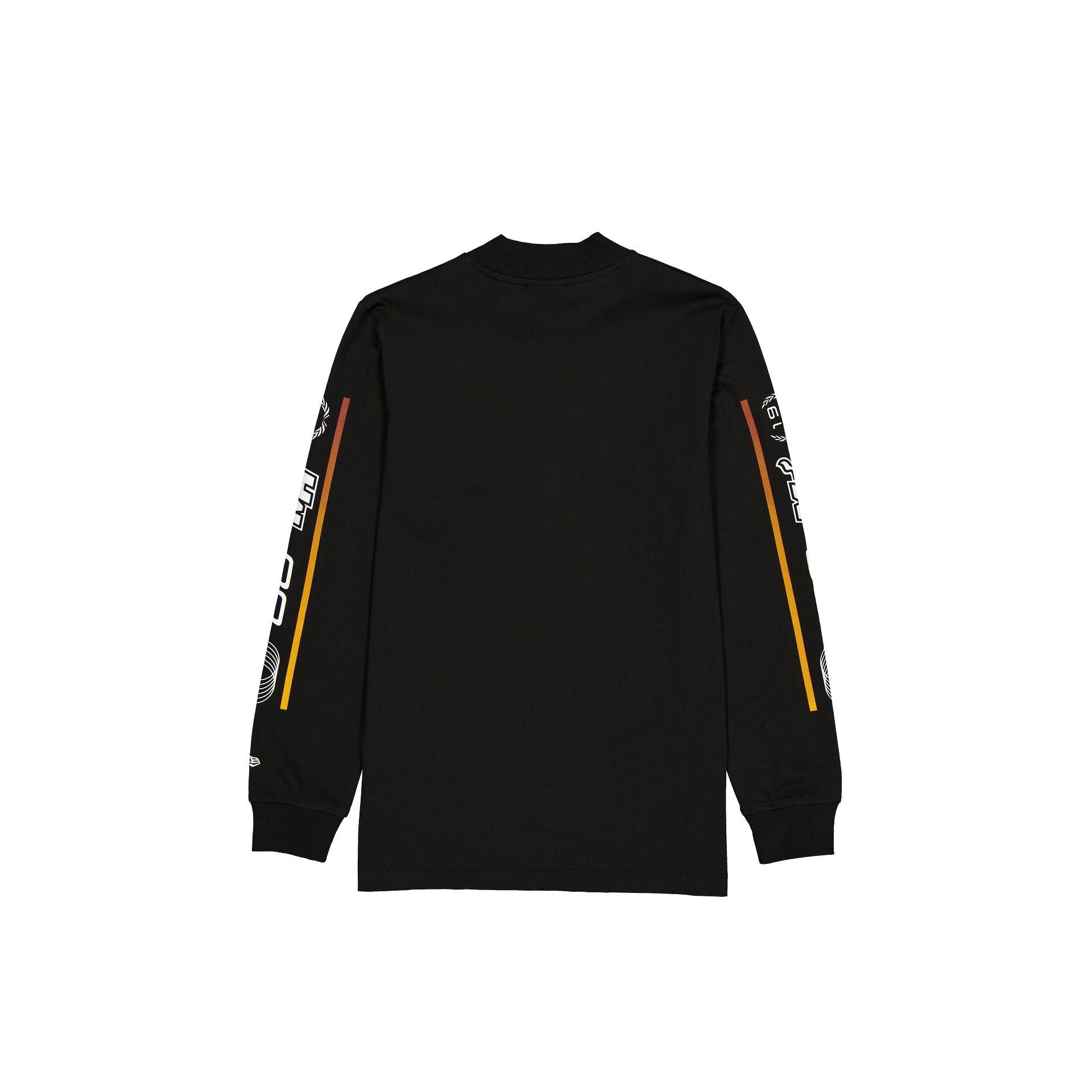 Miami Heat Modern Speed Black Long Sleeve T-Shirt Male Product Image