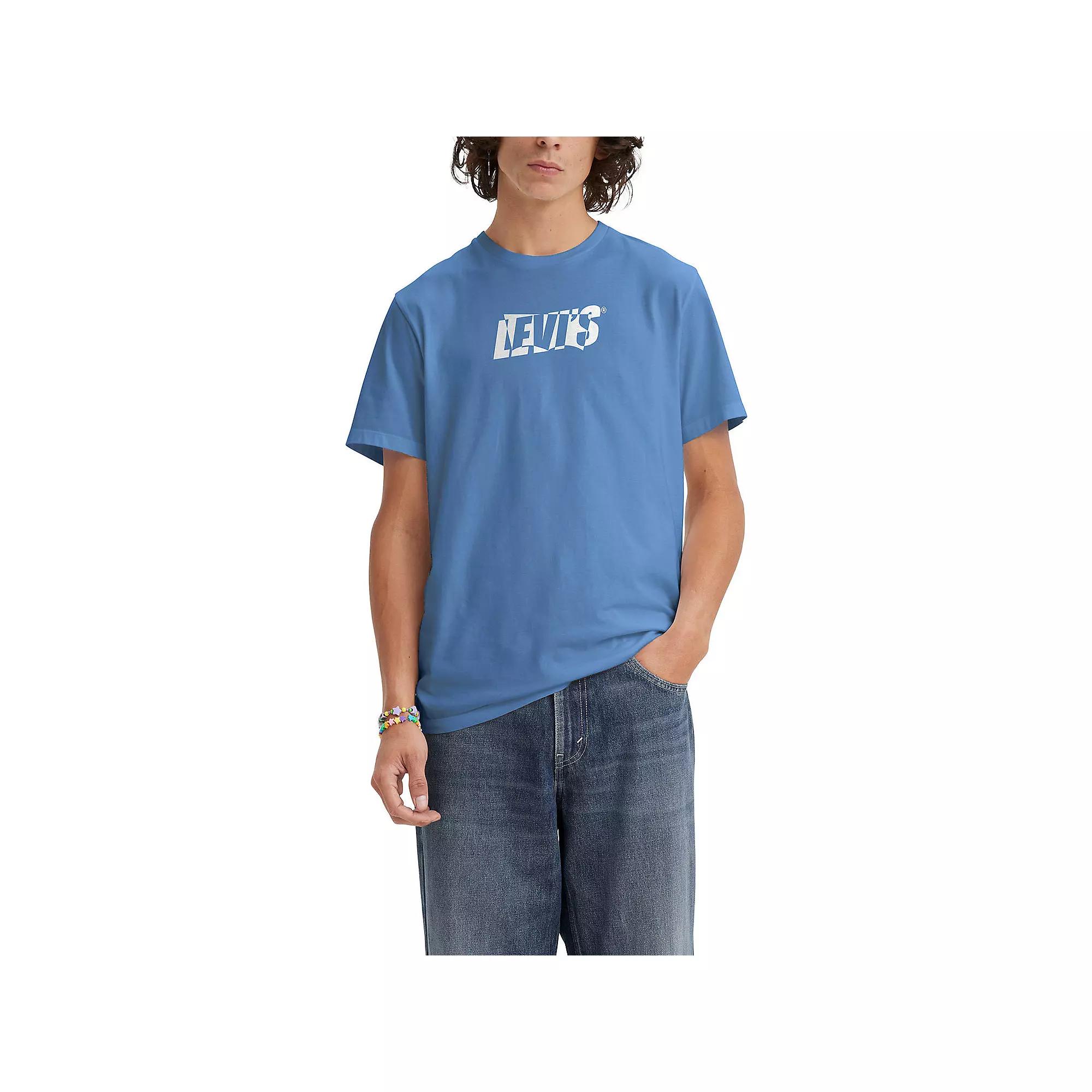 Men's Levi's® Classic Logo Graphic Tee, Size: Small, Blue Product Image