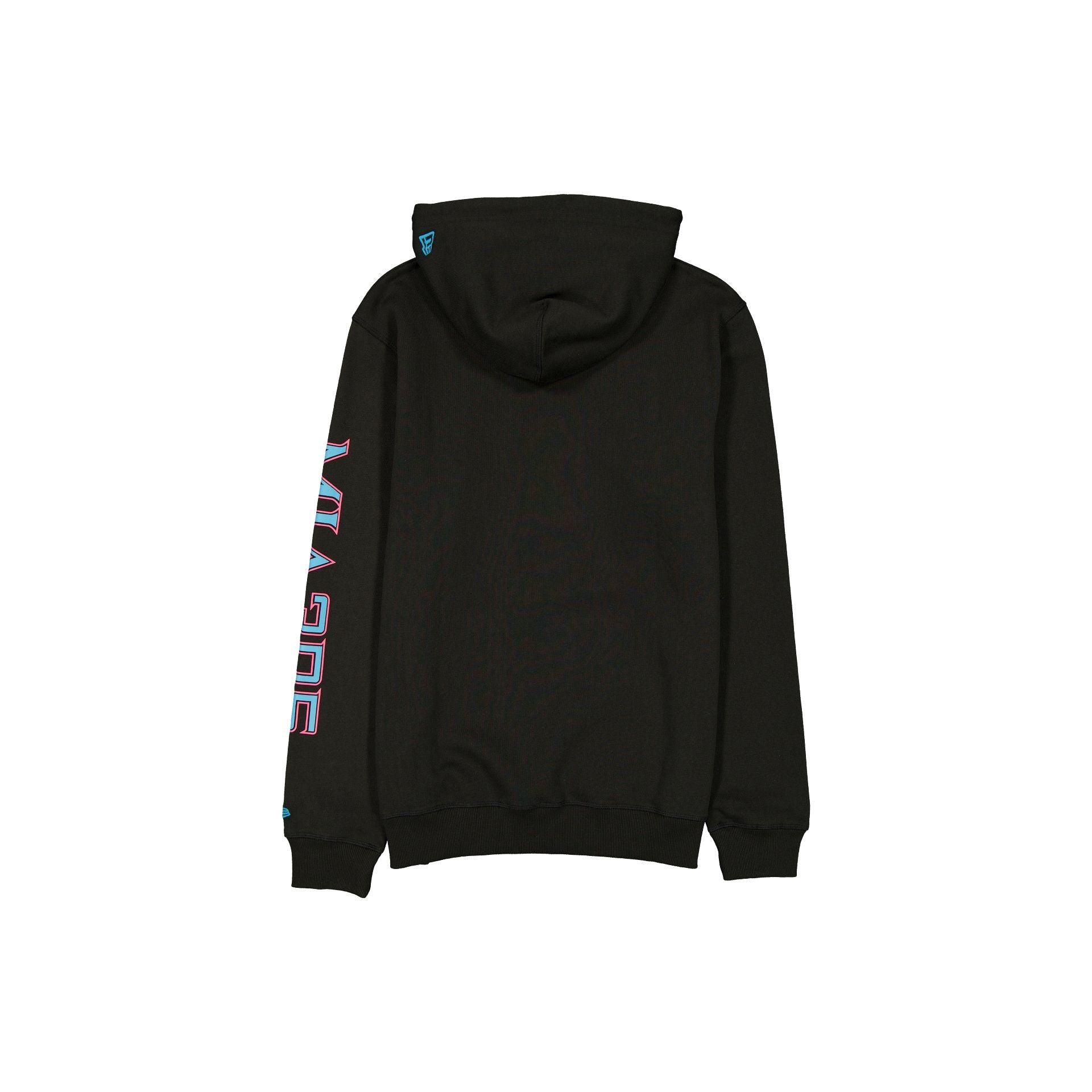 Miami Marlins City Connect Black Hoodie Male Product Image