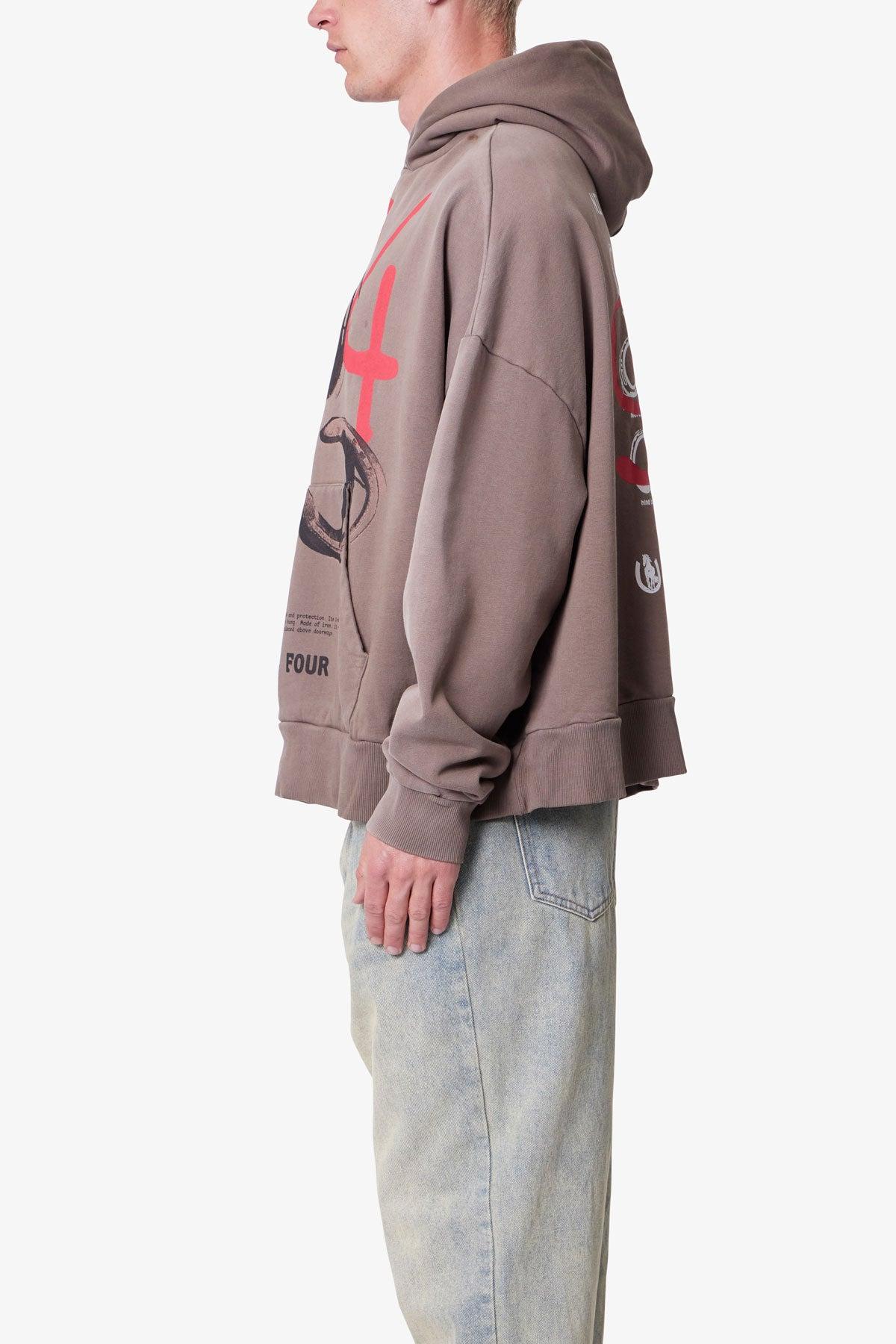 Horseshoe Hoodie - Brown Product Image