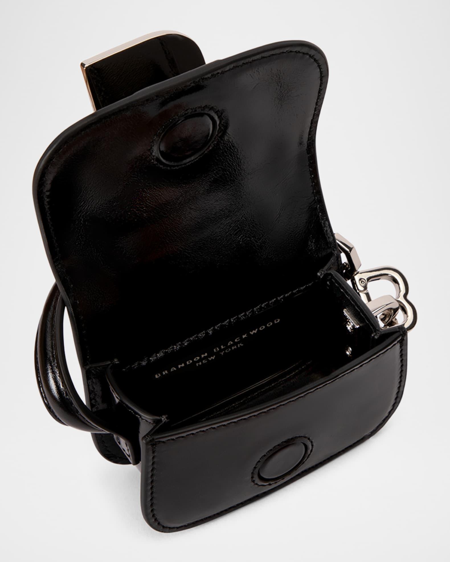 Click Shiny Leather Top-Handle Bag Product Image