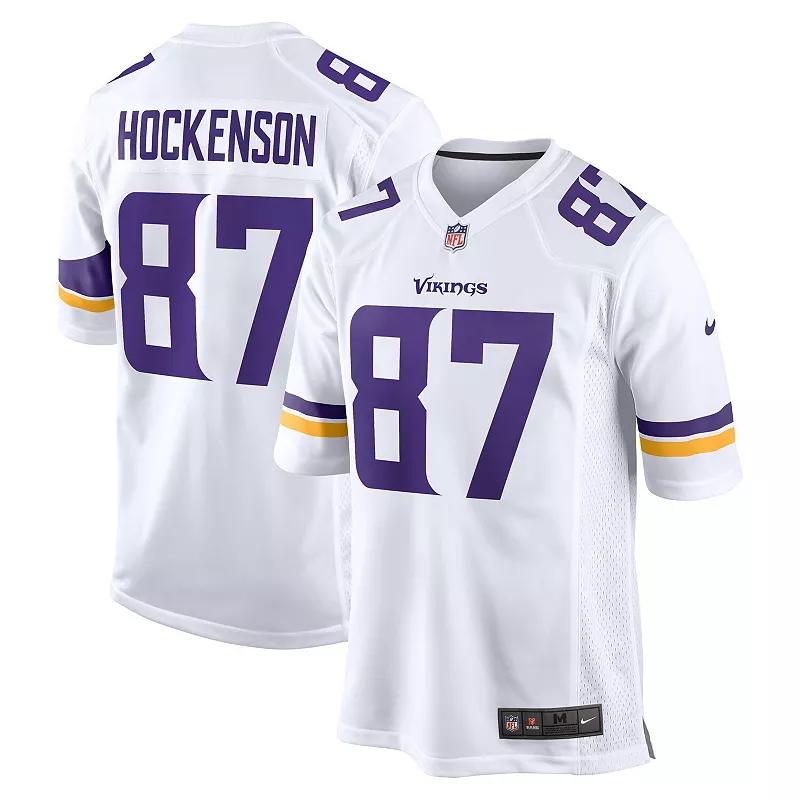 Men's Nike T.J. Hockenson White Minnesota Vikings Game Player Jersey,  Product Image