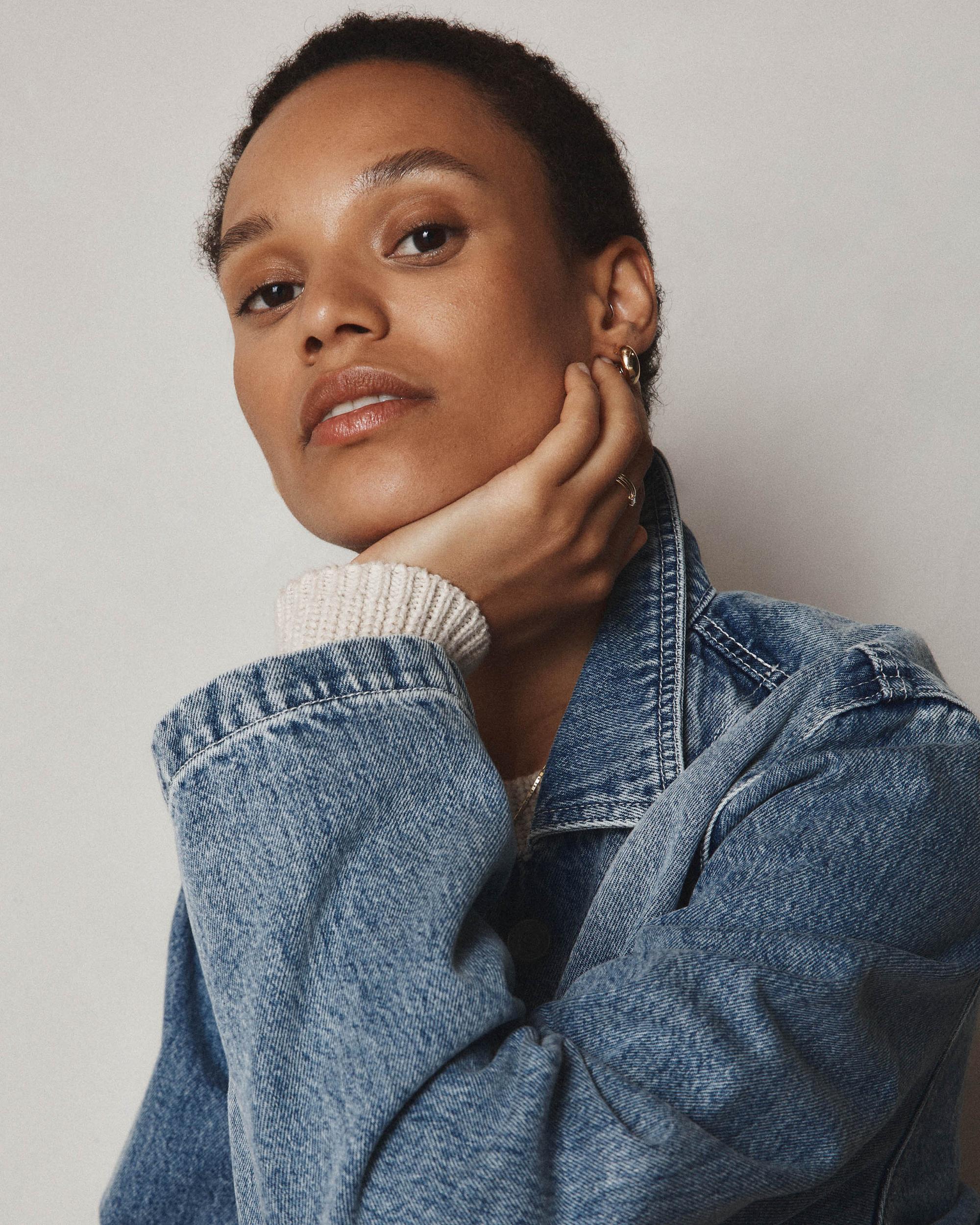 Quince | Women's Denim Chore Jacket Organic Cotton Product Image