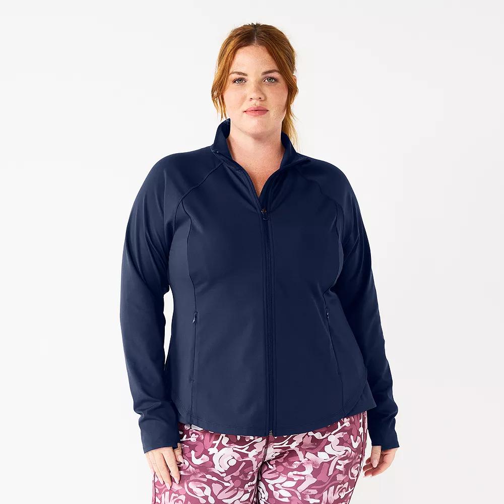 Plus Size Tek Gear® Ultrastretch Performance Jacket, Women's, Size: 2XL, Blue Romance Product Image