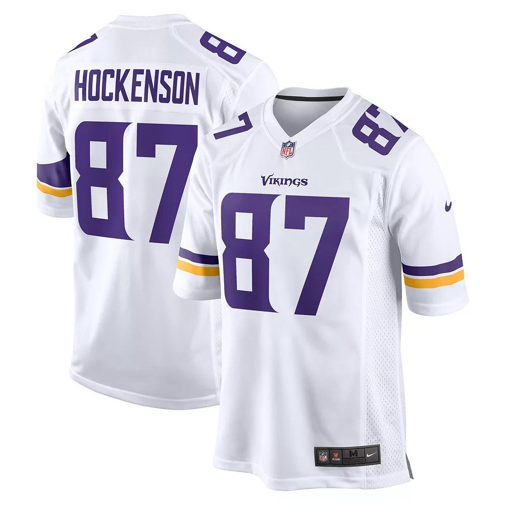 Men's Nike T.J. Hockenson White Minnesota Vikings Game Player Jersey,  Product Image