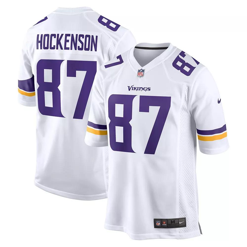 Men's Nike T.J. Hockenson White Minnesota Vikings Game Player Jersey,  Product Image