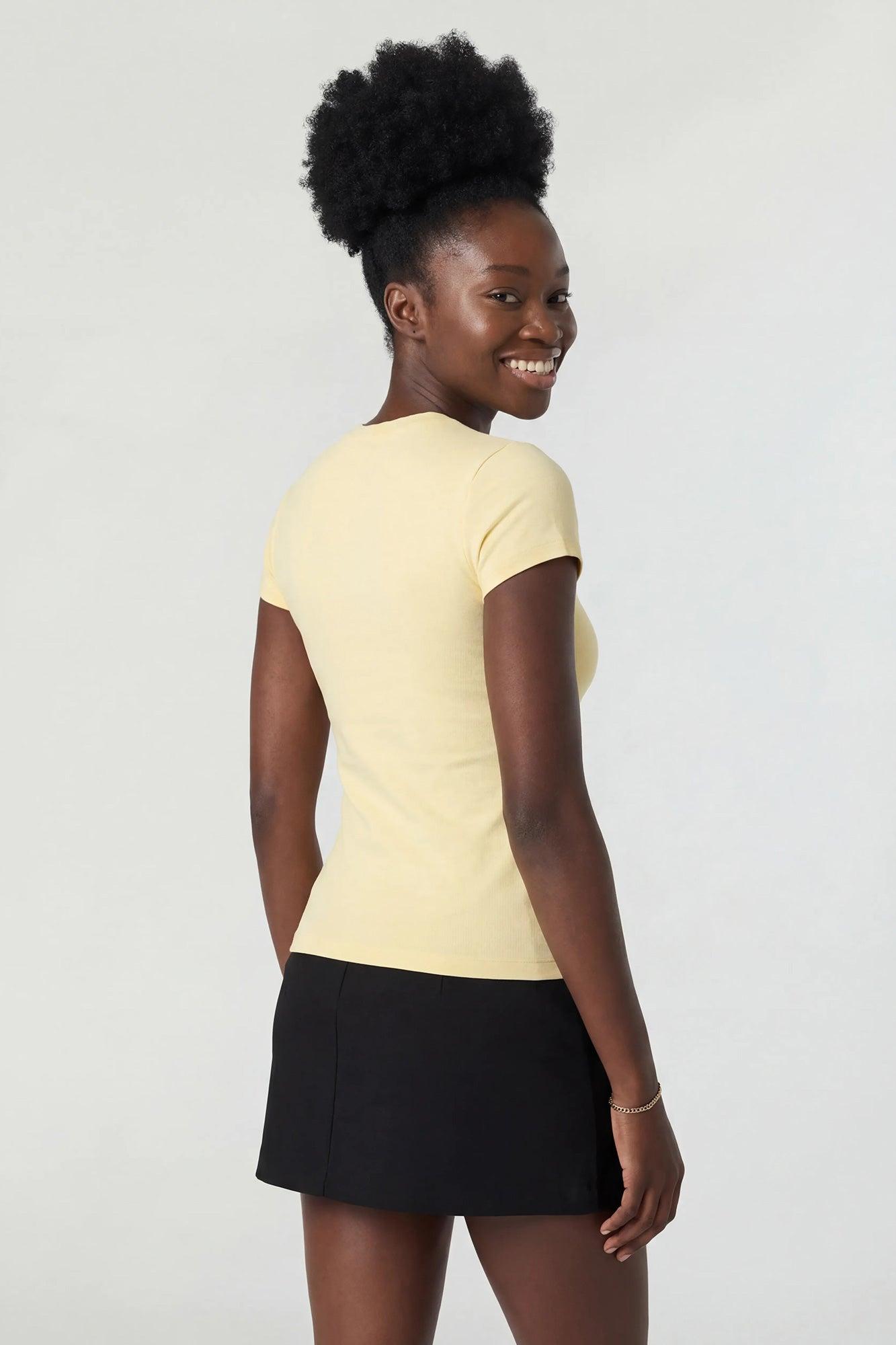 High Neck T-Shirt Female Product Image