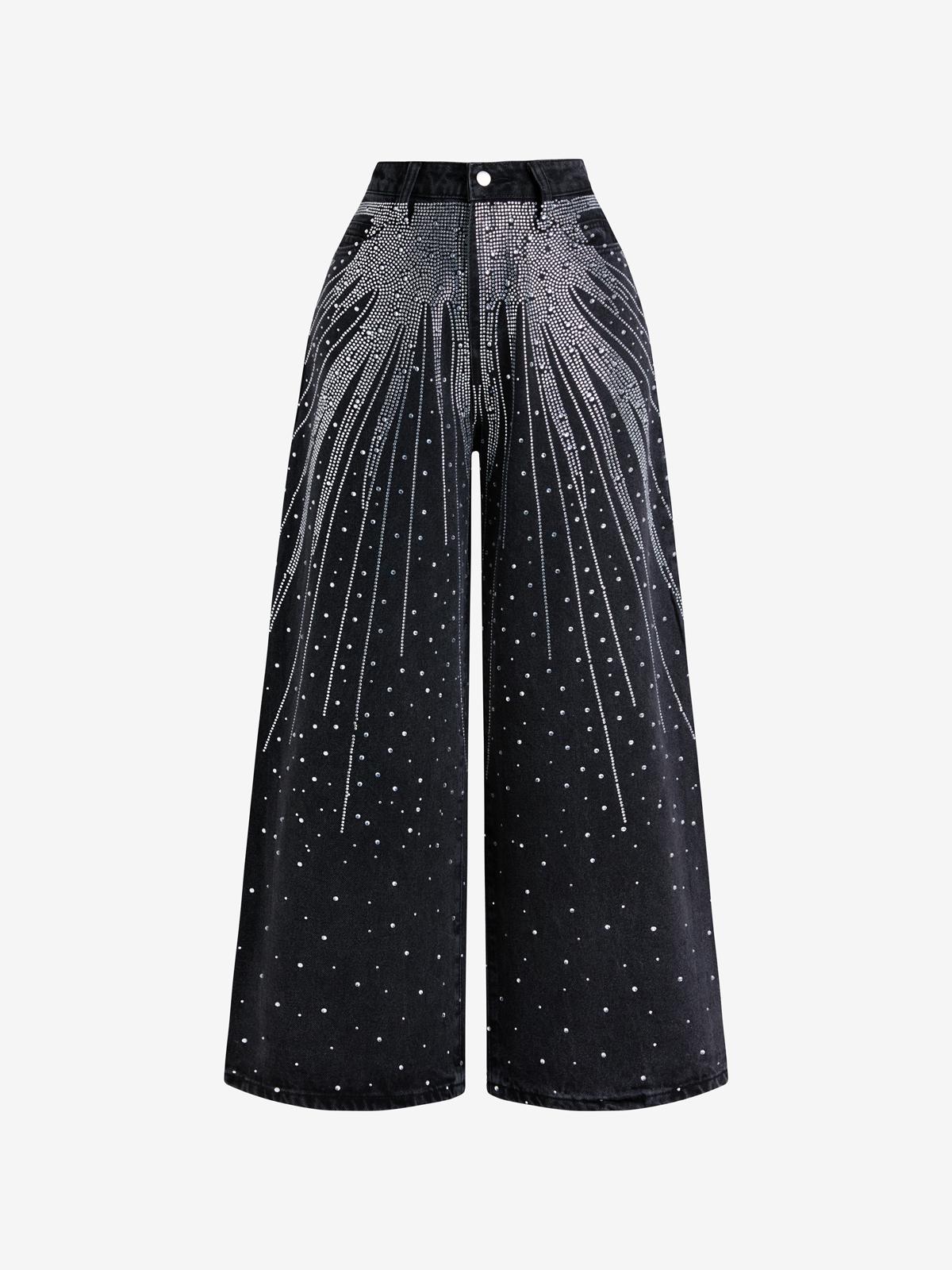 Vintage Washed Full Star Boyfriend Jeans Product Image