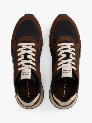 Mixed-Texture Suede Sneaker Product Image