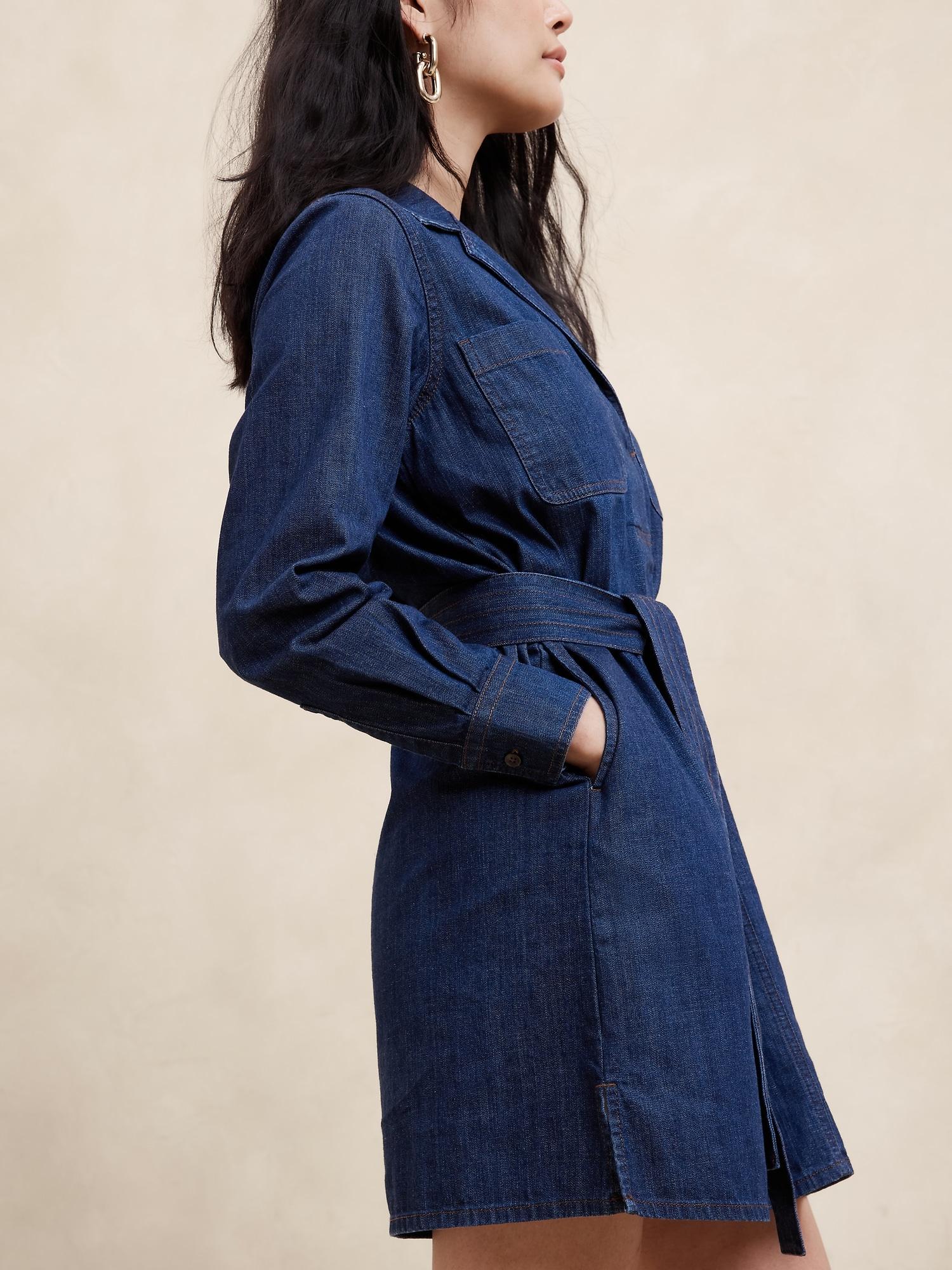 Denim Mini Dress Product Image