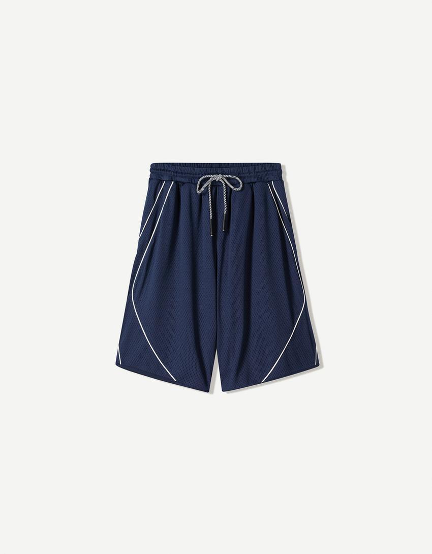 Mesh Bermuda shorts Product Image